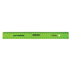 TR0404-04-Treeline Shatterproof Ruler 30cm - Green