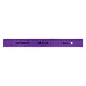 TR0404-10-Treeline Shatterproof Ruler 30cm - Purple