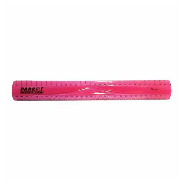 Parrot Flexible Ruler 30cm - Pink
