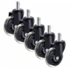 OfficeQ Heavy Duty Chair Castors - Pack 5