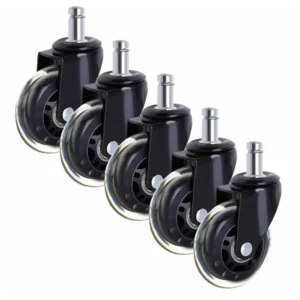 OfficeQ Heavy Duty Chair Castors - Pack 5