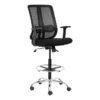 OfficeQ Lenny Draughtsman Chair - Black