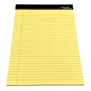 Treeline A4 Legal Pad Unpunched Yellow - 50 Sheet (5)