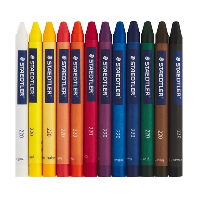 Staedtler Noris Club Wax Crayons Regular - Pack 12