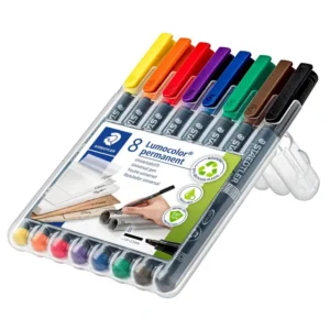Staedtler Lumocolor 318 Permanent Marker Fine 0.6mm - Wallet 4