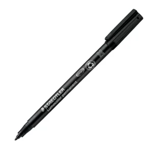 Staedtler Lumocolor 317 Permanent Marker Medium 1.0mm Box 10 - Black