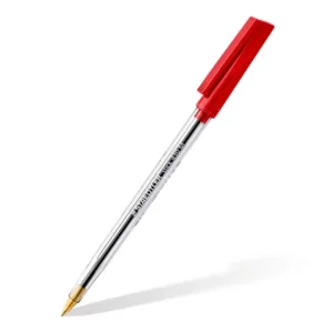 430 M-2CP502-Staedtler Stick 430 Ballpoint Pen Medium Box 50 - Red(1)