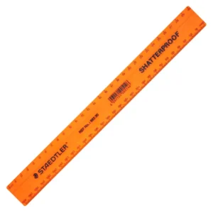 562 30 ZA-Staedtler Shatterproof Opaque Rulers 30cm - Assorted Box 12(9)
