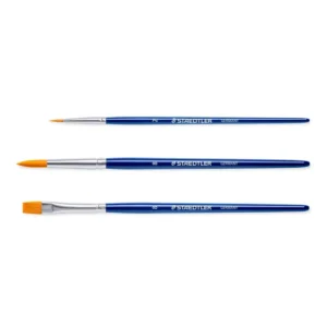 989-SBK3-302-Staedtler Brush Set 3 Piece - No 2 & 8 Round + 8 Flat(3)