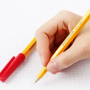 Staedtler Stick 430 Ballpoint Pen Fine Box 50 - Red (1)_1