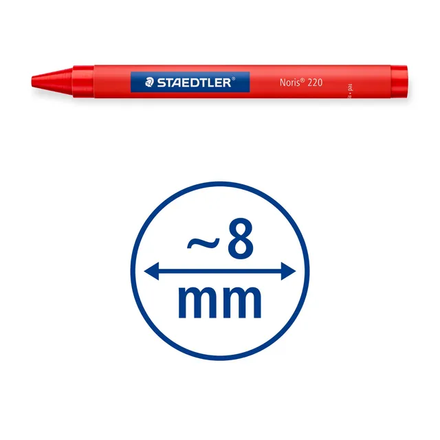 Staedtler Noris Club Wax Crayons Regular - Pack 24
