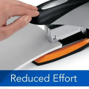 010116-Rexel Optima 70 Low Force Heavy Duty Stapler 70 Sheet - Silver Black(16)