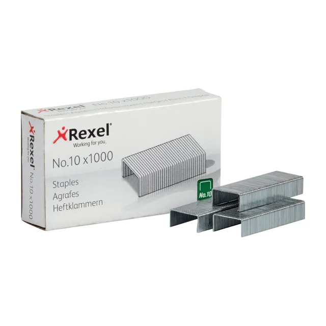 Rexel No 10 Staples - Box 1000