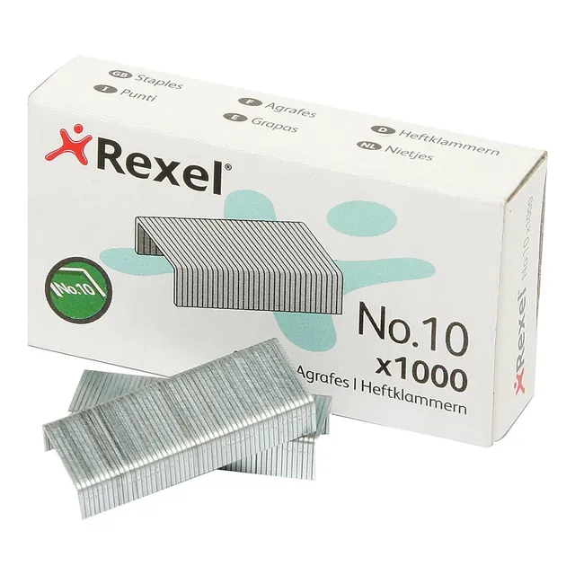 Rexel No 10 Staples - Box 1000