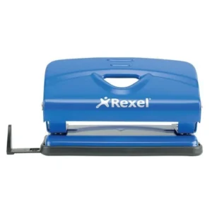 110216BU-Rexel V210 Value 2 Hole Metal Punch 10 Sheet - Blue.