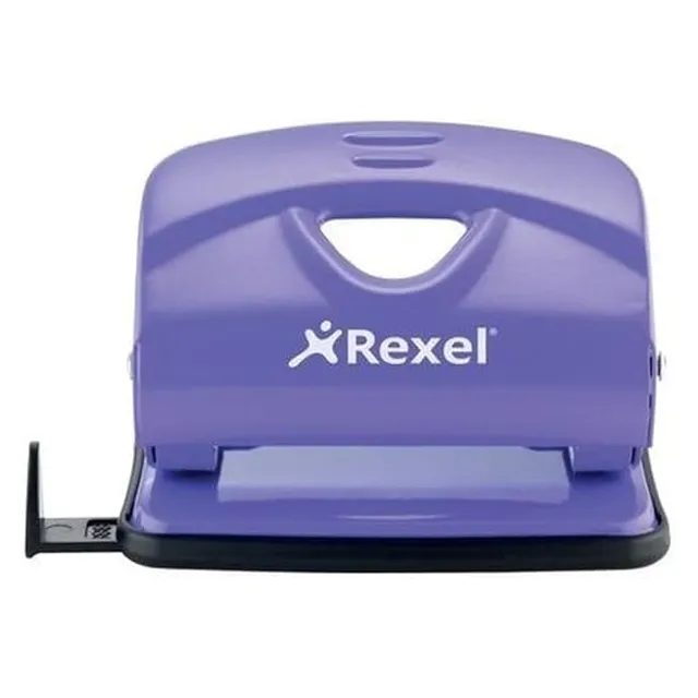Rexel V220 Value 2 Hole Metal Punch 20 Sheet - Purple