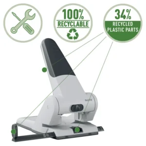 110231BK-Leitz 5180 NeXXt 2 Hole Heavy Duty Punch 65 Sheet - Black(3)