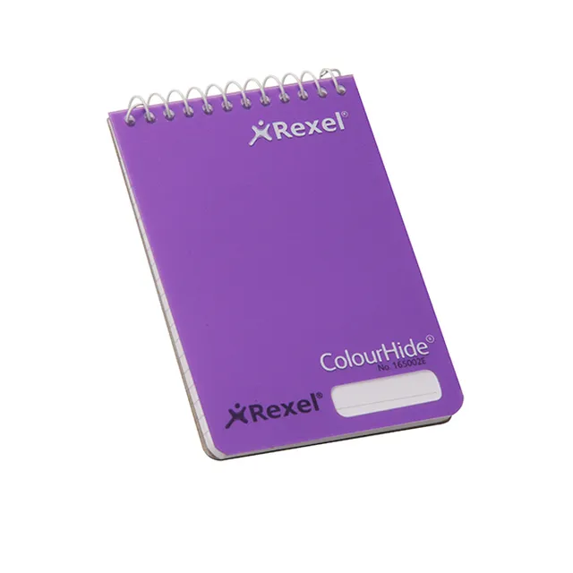 Rexel ColourHide Pocket Notebook 96 Page - Purple