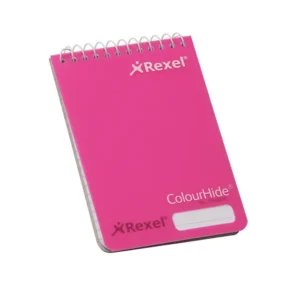 Rexel ColourHide Pocket Notebook 96 Page - Pink