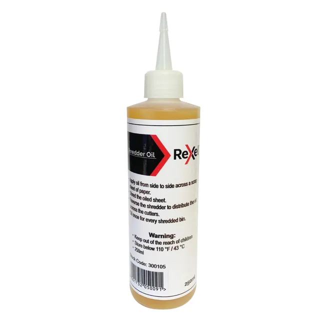 Rexel Synthetic Shredder Oil - 250ml