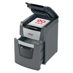 Rexel Optimum AutoFeed+ 90X Automatic Cross Cut P4 Paper Shredder - 90 Sheet