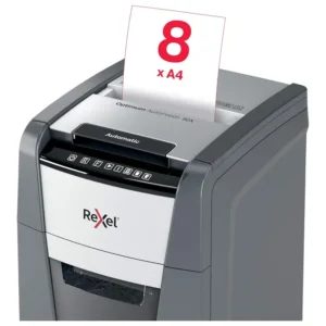 301411-Rexel Optimum AutoFeed+ 90X Automatic Cross Cut P4 Paper Shredder - 90 Sheet(21)