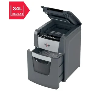 301411-Rexel Optimum AutoFeed+ 90X Automatic Cross Cut P4 Paper Shredder - 90 Sheet(22)