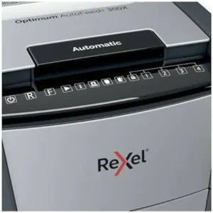 301414-Rexel Optimum AutoFeed+ 130X Automatic Cross Cut P4 Paper Shredder - 130 Sheet(17)