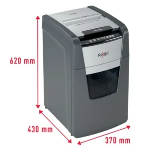 301414-Rexel Optimum AutoFeed+ 130X Automatic Cross Cut P4 Paper Shredder - 130 Sheet(5)
