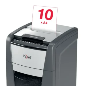 301422-Rexel Optimum AutoFeed+ 300X Automatic Cross Cut P4 Paper Shredder - 300 Sheet(17)