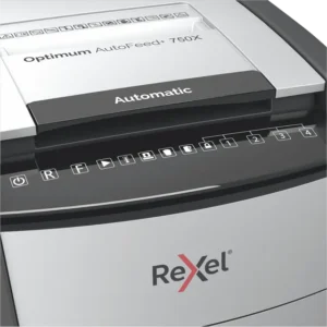 301436-Rexel Optimum AutoFeed+ 750X Automatic Cross Cut P4 Paper Shredder - 750 Sheet(4)