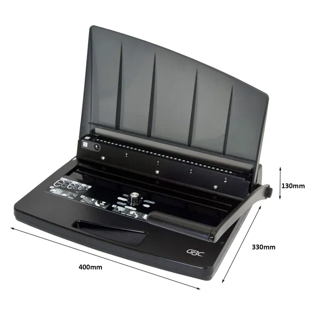 GBC WireBind W15 Wire Binding Machine - Punch 15 Sheets - Bind 125 Sheets