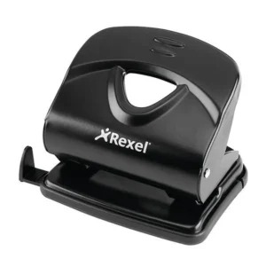 Rexel V230 Value 2 Hole Metal Punch 30 Sheet - Pink