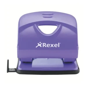 Rexel V230 Value 2 Hole Metal Punch 30 Sheet - Purple