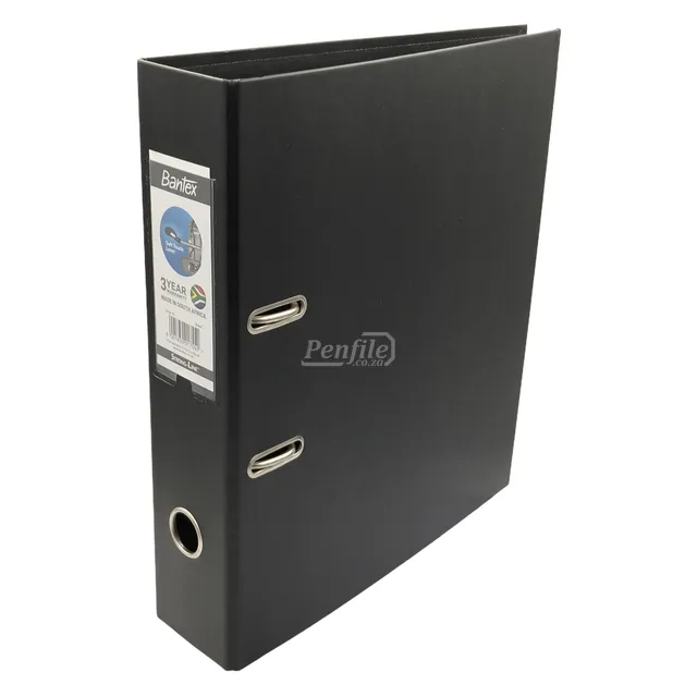 Bantex A4 Lever Arch File Polyprop 70mm - Black