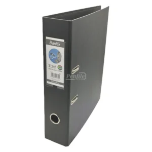 B1414-10-Bantex A4 Lever Arch File Polyprop 70mm - Black (5)