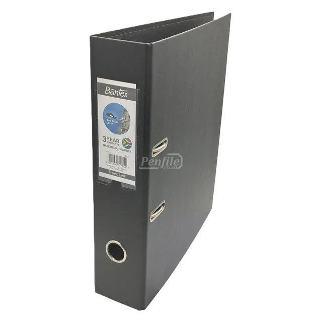Bantex A4 Lever Arch File Polyprop 70mm - Black