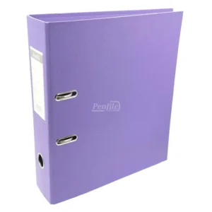 B1414-21-Bantex A4 Lever Arch File Polyprop 70mm - Lilac (3)