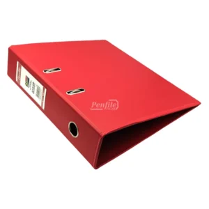 B1450-09-Bantex A4 Lever Arch File PVC 70mm - Red (1)