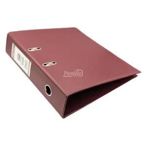 B1450-14-Bantex A4 Lever Arch File PVC 70mm - Burgundy (2)