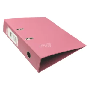 B1450-23-Bantex A4 Lever Arch File PVC 70mm - Pink (1)