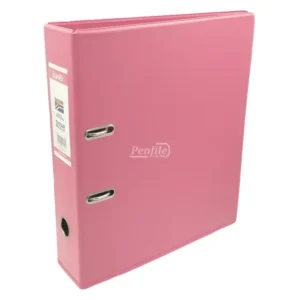 B1450-23-Bantex A4 Lever Arch File PVC 70mm - Pink (5)