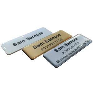 Name Badge Laser Engraved Domed (4)