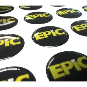 Vinyl Printed Sticker Domed (5)
