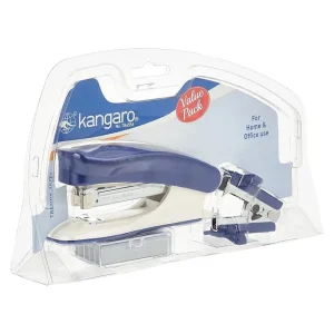 KAN CS 45Z3-Kangaro Trendy Value Pack 45Z3 Half Strip Stapler + Staple Remover + Staples(6)