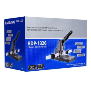KAN P HDP1320-Kangaro HDP1320 Heavy Duty 1 Hole Punch 290 Sheet - Black(7)