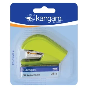 Kangaro ES-35M Y2 Mini Stapler 12 Sheet With Staples - Red