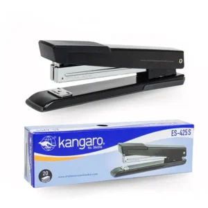 KAN SM ES-425S B-Kangaro ES 425S Full Strip Metal Stapler 20 Sheet - Black(5)