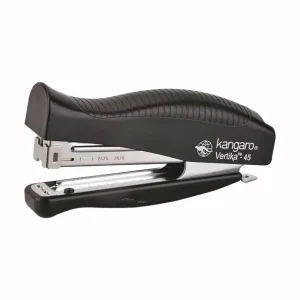 Kangaro Vertika 45 Half Strip Plastic Stapler 30 Sheet - Black