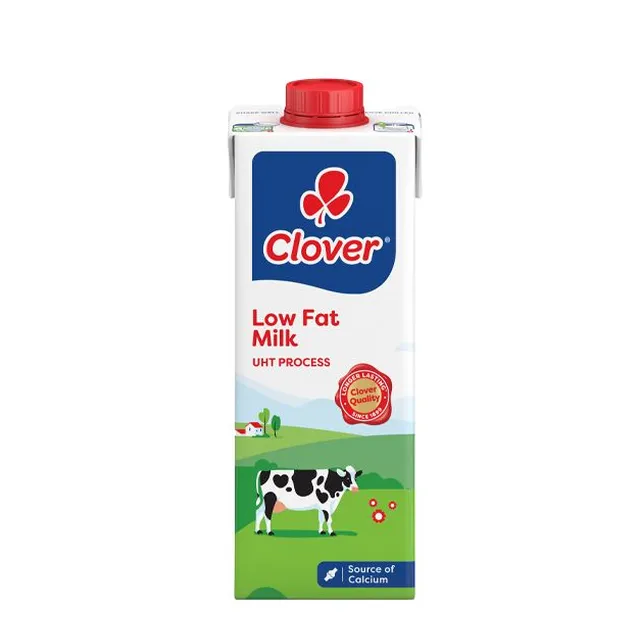Clover Long Life Milk Low Fat 1L - 6 Pack